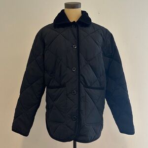 Alex Mill Black Quilted Work Jacket Size S
